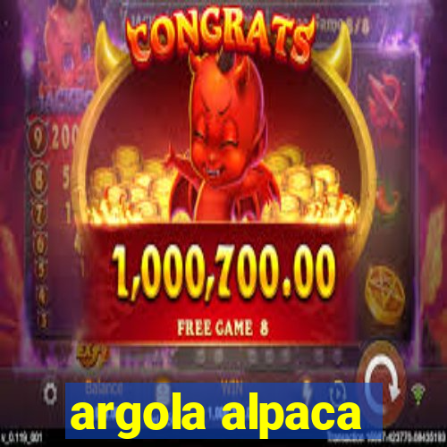 argola alpaca